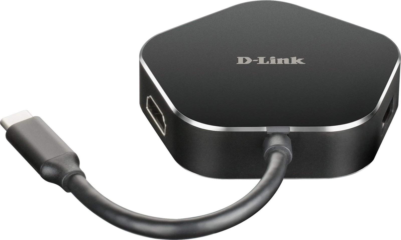 Hub USB D-Link DUB-M420, Thunderbolt 3, 60 W, Alumini, i zi