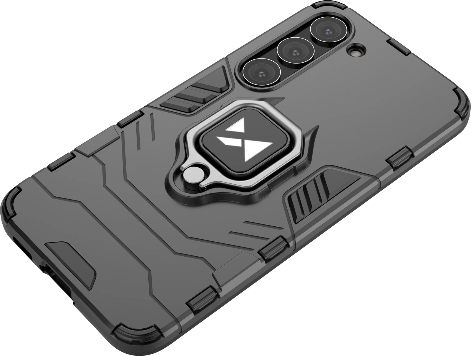 Mbështjellës Wozinsky Ring Armor për Samsung Galaxy S23, me mbajtëse unaze, i zi Mbështjellës Wozinsky Ring Armor për Samsung Galaxy S23, me mbajtëse unaze, i zi