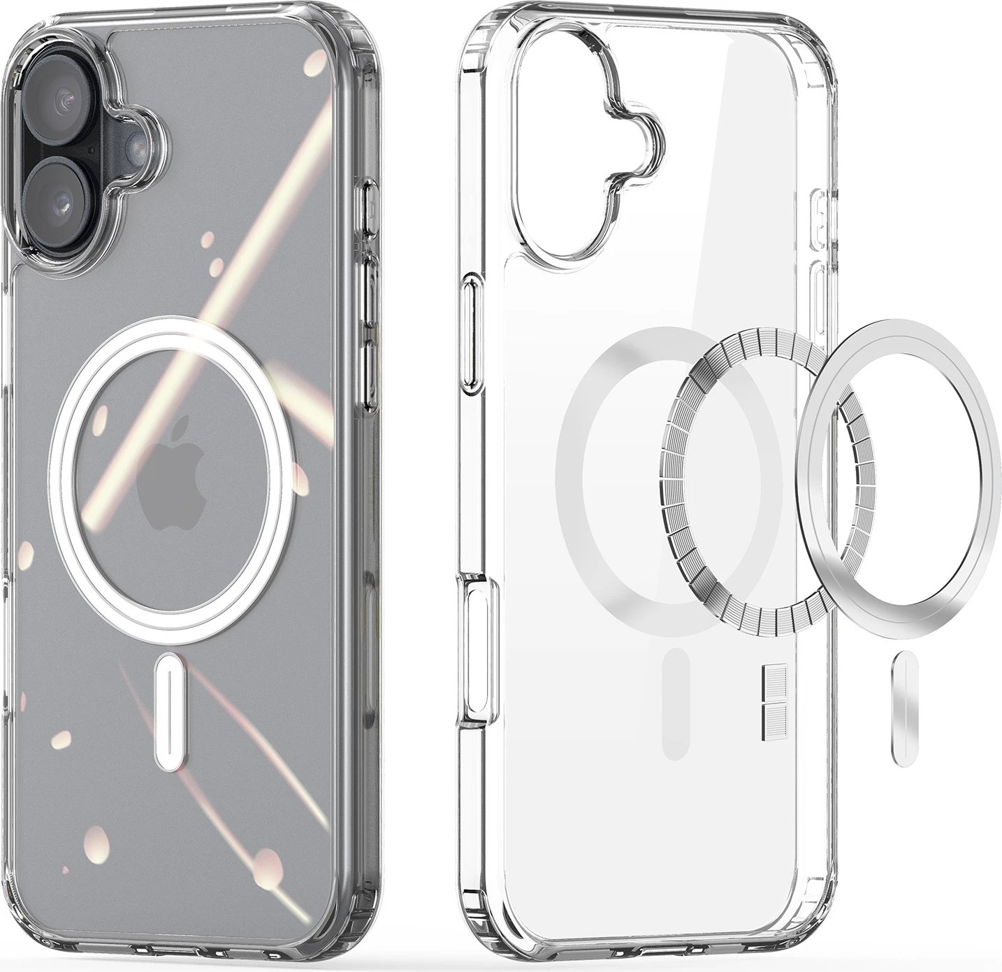 Mbështjellës Dux Ducis Clin Mag për iPhone 16, MagSafe, Transparent