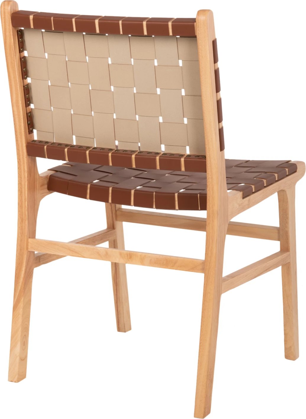 Karrige TOON dru PU lëkurë kafe 49x59x86Hcm.FH9327.01