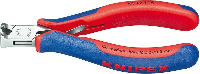 Darë prerëse Knipex 64 12 115, çelik, 115mm, kuqe/kaltër