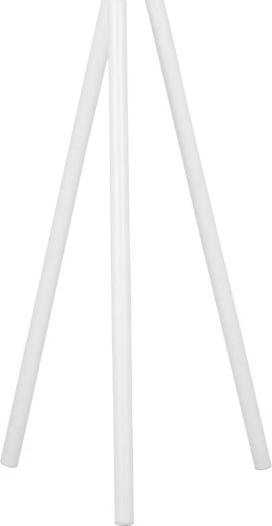 Stendë për pallto Sigar, metal-dru, ngjyrë e bardhë-natyrale, 49x51x187cm