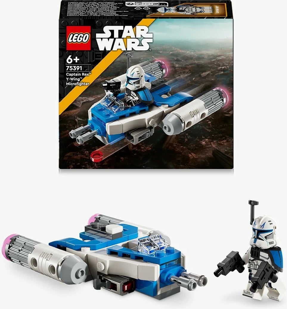 Set ndërtimi LEGO Star Wars Captain Rex Y-Wing Microfighter 99 pjesë shumëngjyrëshe