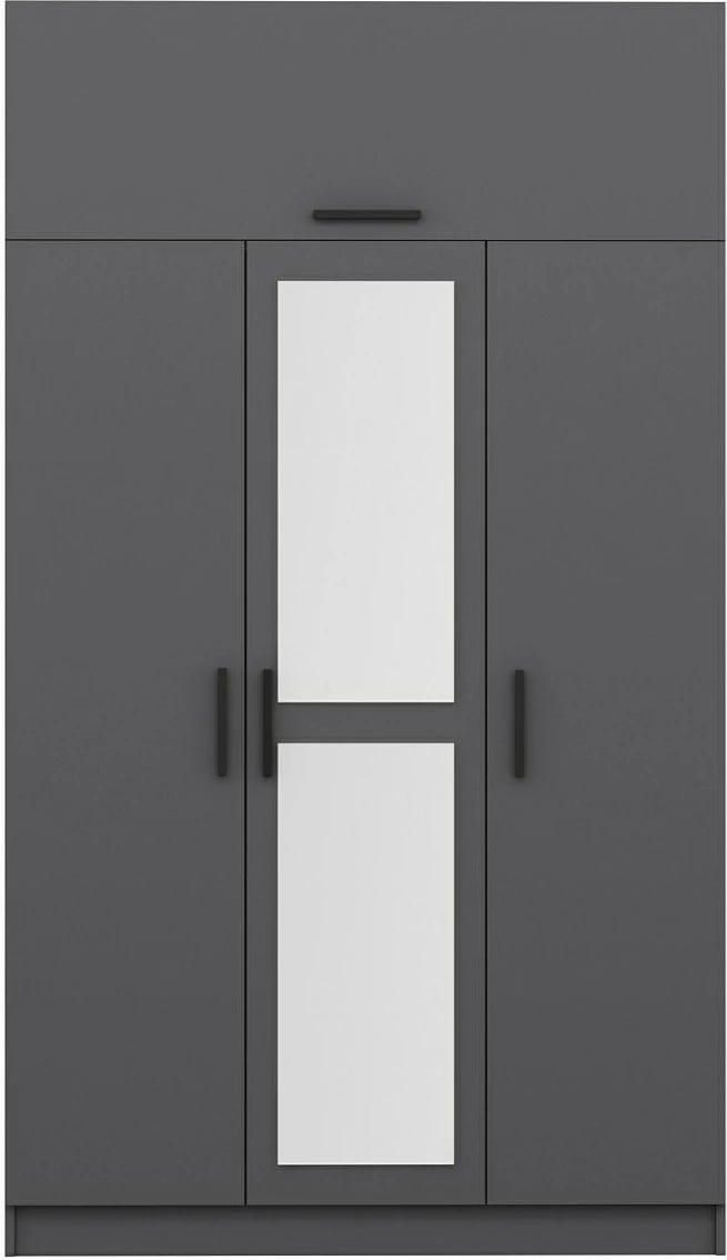 Dollap për dhomë gjumi, ngjyrë antracit, Skye Decor, Minar 255