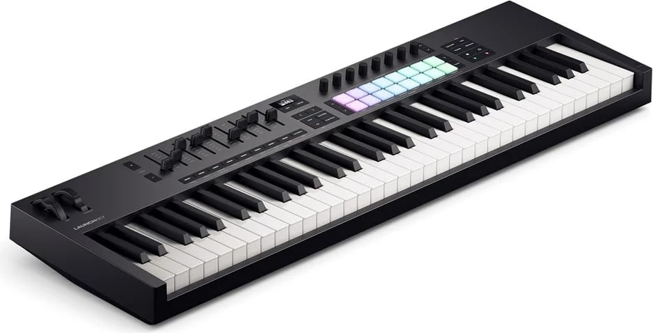 Tastierë MIDI Novation Launchkey 61 MK4, 61 taste, e bardhë
