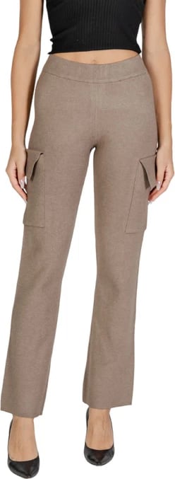 Pantallona Vila Clothes për femra, beige