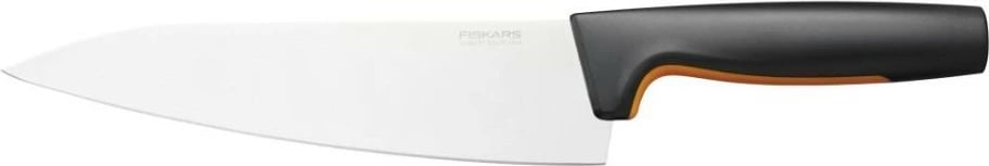 Thikë kuzhine Fiskars Functional Form 1057534, 20 cm, Inoks, E zezë/Portokalli