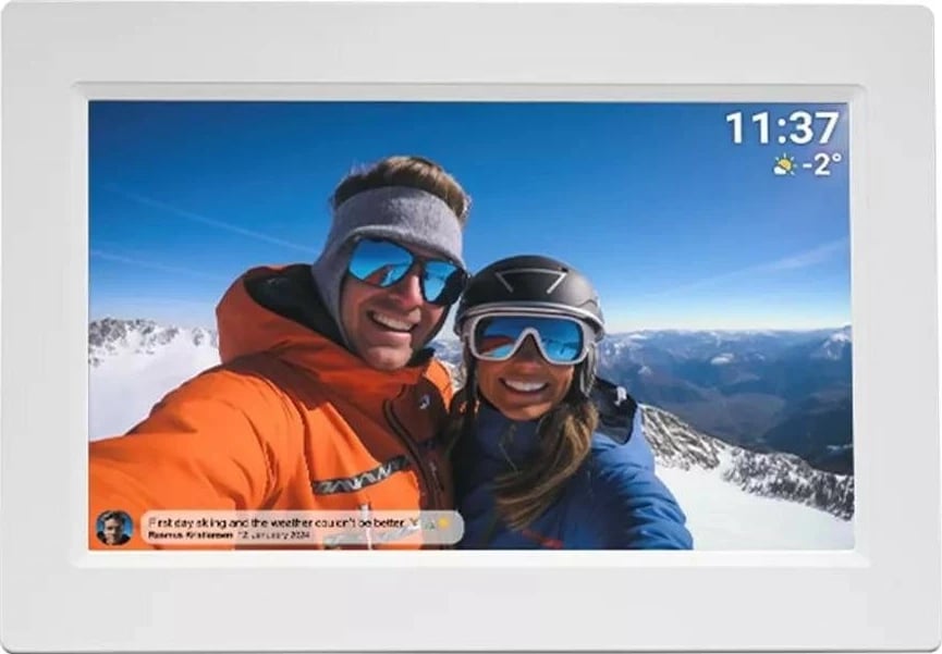 Kornizë digjitale Denver PFF-1015W, 16GB, e bardhë