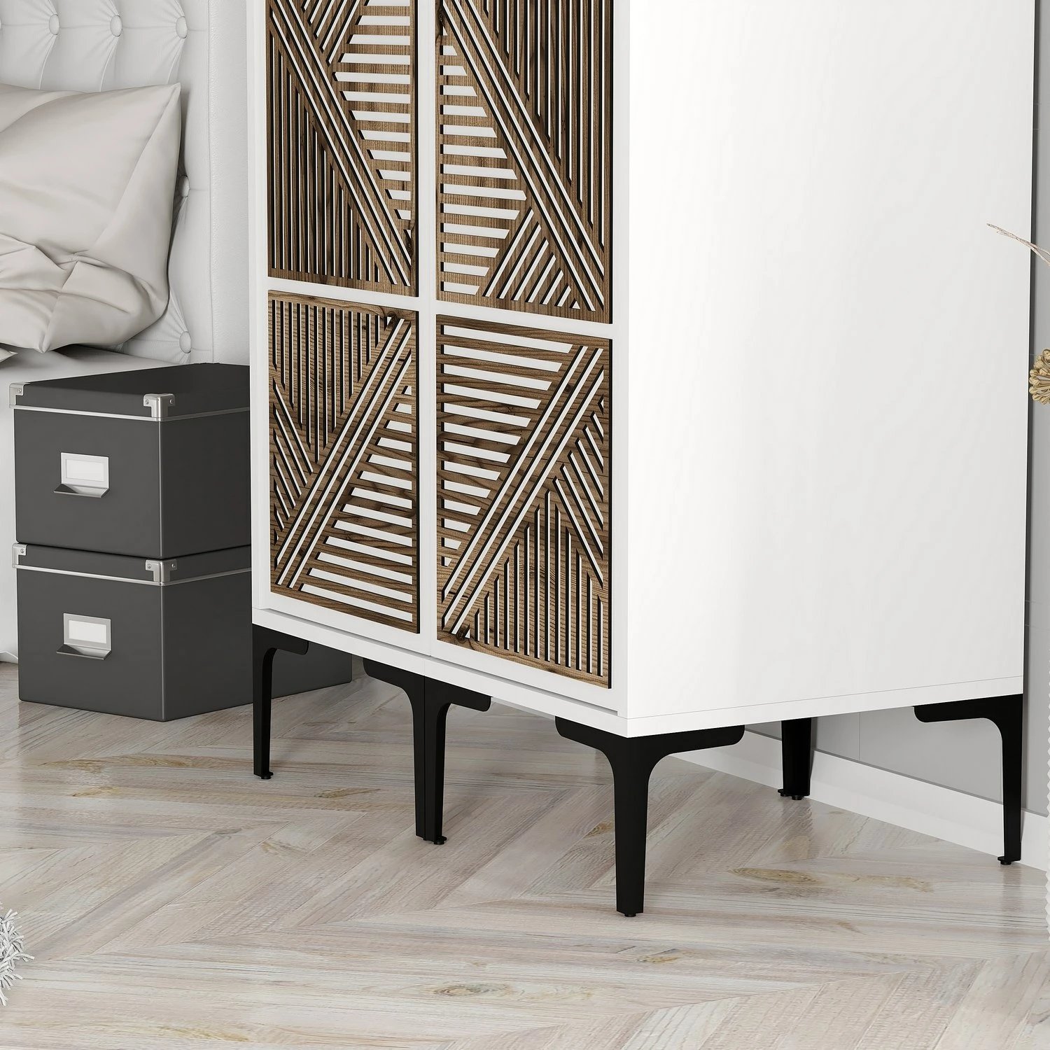 Dollap Skye Decor, Kumsal PP, i bardhë