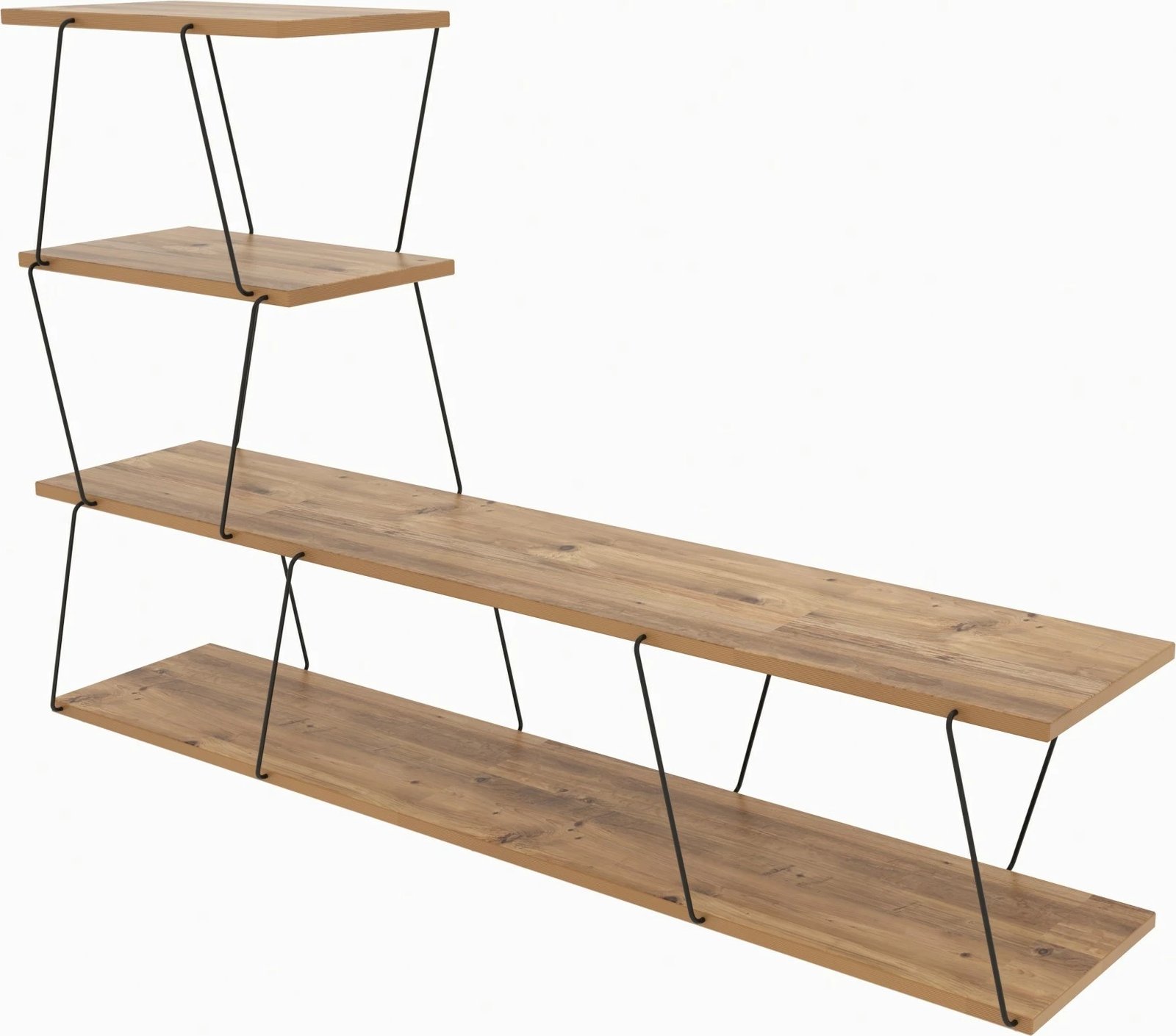 Komodë TV Hanah Home, Ilgaz, ngjyrë pishë