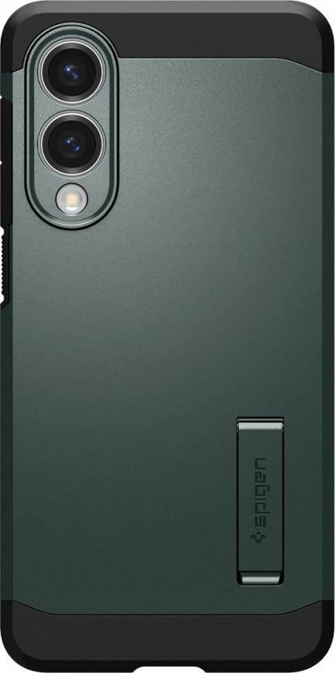 Mbështjellës Spigen Tough Armor MagSafe për Samsung Galaxy S25 Edge, Jeshil/Ezezë