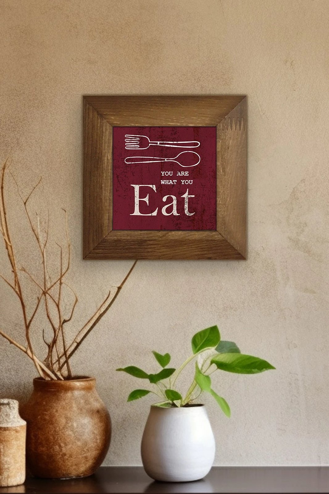 Pikturë dekorative me kornizë, Wallity Artvessakaro16, shumëngjyrëshe, 15.5x15.5cm