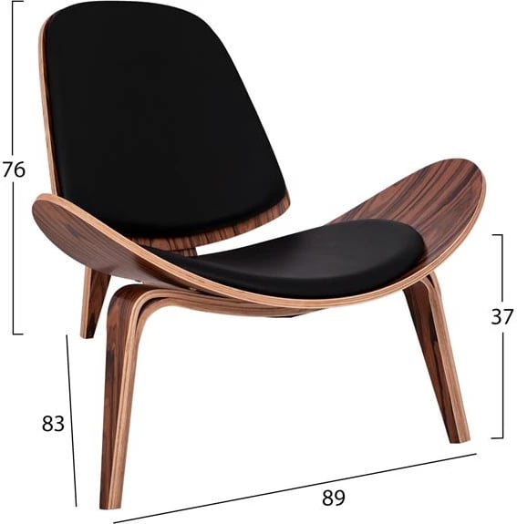 Karrige Superior Plus FH1128.01 ngjyrë qershie me jastëk të zi PU 89x83x76 cm