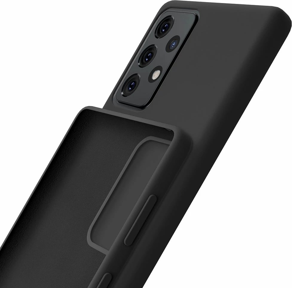 Mbështjellës silikon Samsung Galaxy A52/A52 5G/A52s 5G 3mk, i zi