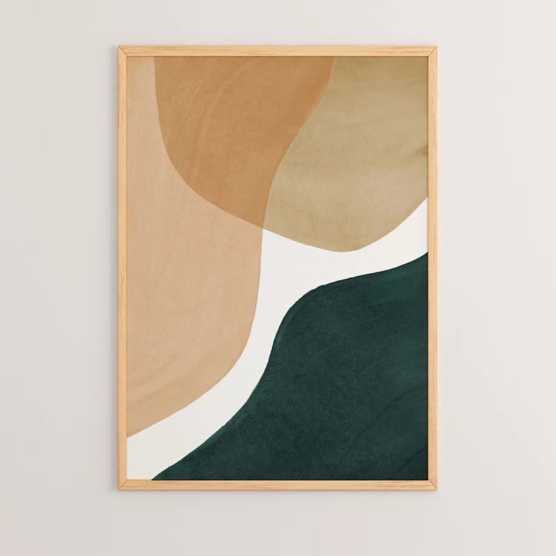 Dekor muri me kornizë Nebia, print digjital, shumëngjyrësh, 33x1.5x48cm