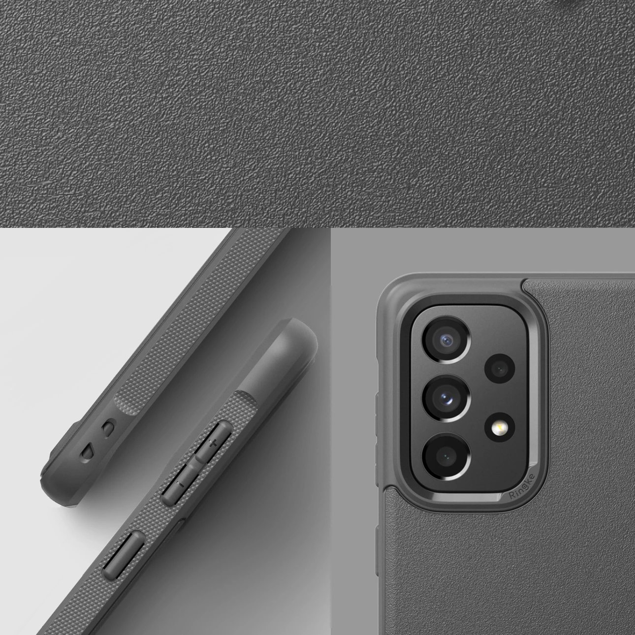 Mbështjellës Ringke Onyx për Samsung Galaxy A73, TPU, Gri