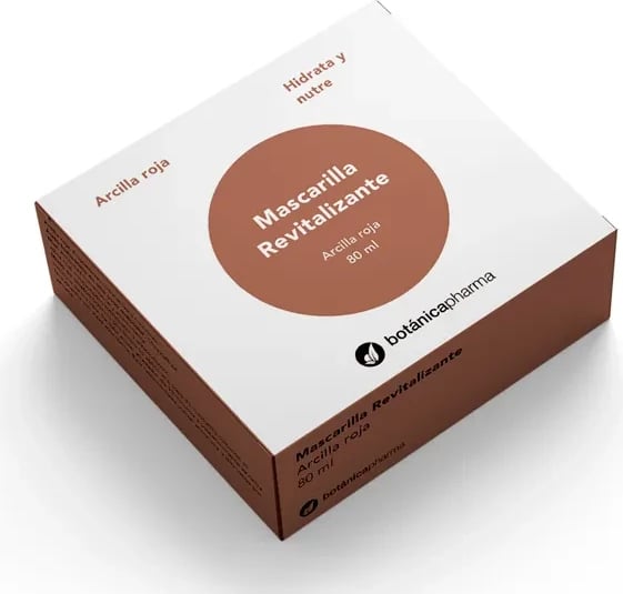 Maskë fytyre BOTÁNICAPHARMA Revitalising Red Clay unisex 80ml