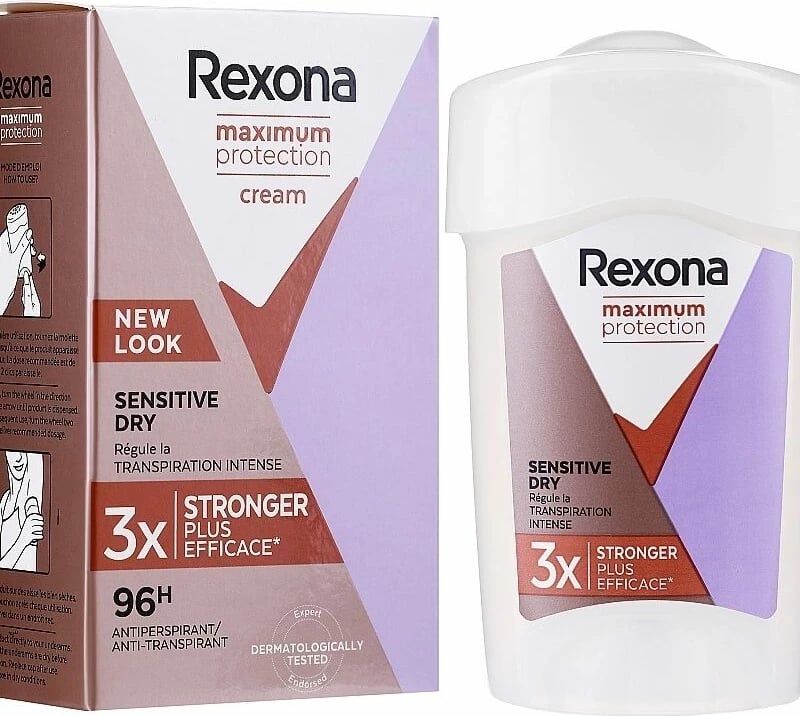 Deodorant Recona Cream Maximum Protection Sensitive Dry, 45 ml