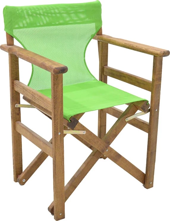 Karrige regjisori Retto dru ahu ngjyrë arre - PVC jeshile e çelët