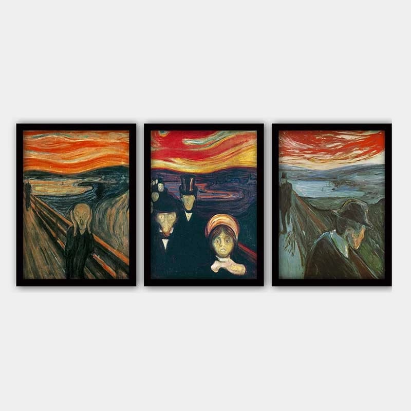 Pikturë dekorative me kornizë (3 pjesë), Wallity, 3SC_UN524494_3545