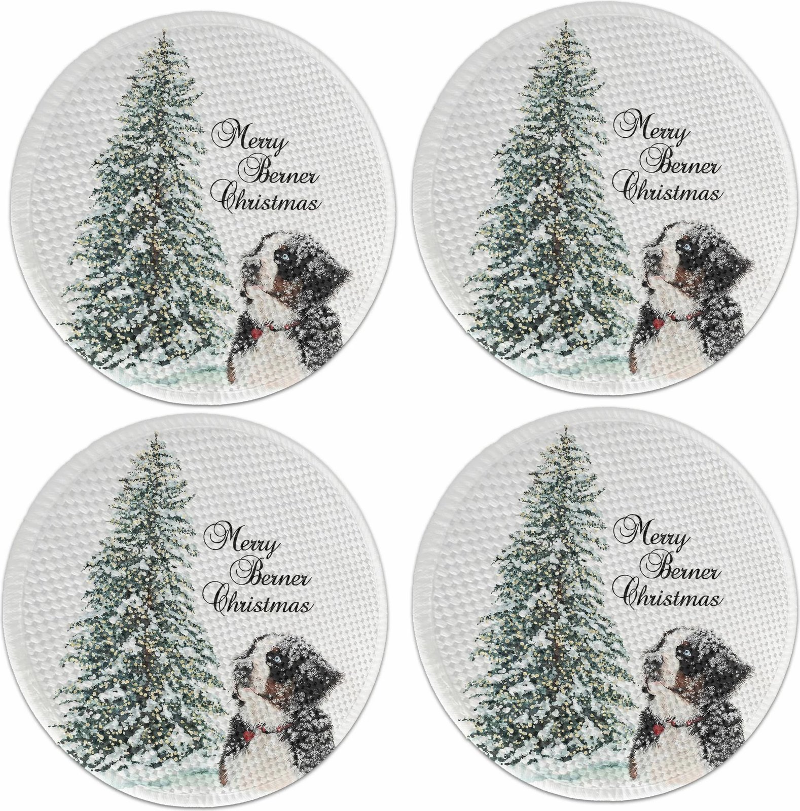 Set nënshtrues tavoline Hermia Concept, shumëngjyrësh, 3235Supla, 4 copë