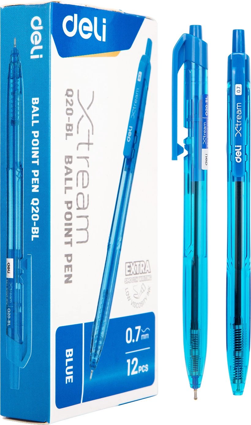 DELI KIMIK BALLPOINT Q20-BL 0.7 1/12