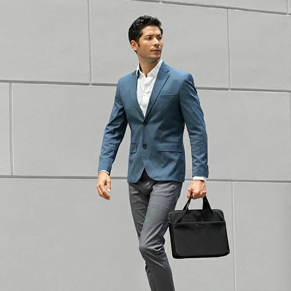 Çantë laptopi UNIQ Stockholm, deri 16", kaltër