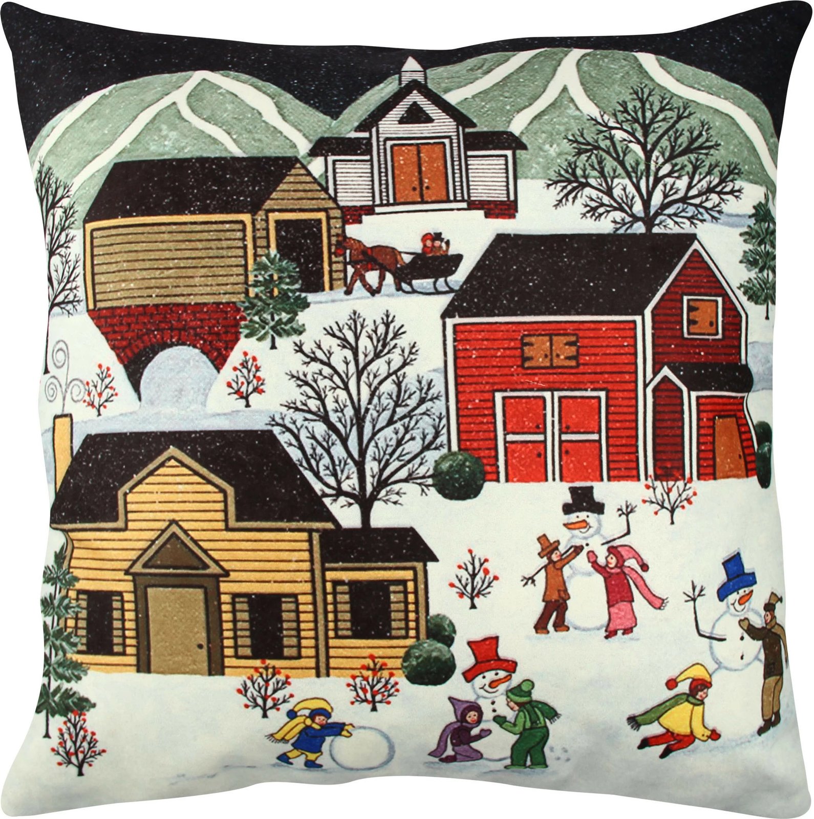 Jastëk Aberto Design, A11927, shumëngjyrësh, 43x43cm