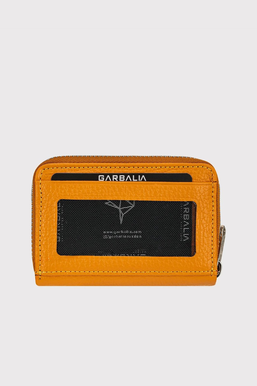 Mbajtës kartelash prej lëkure, ngjyrë mustard, Zoozie Bags, Clovis