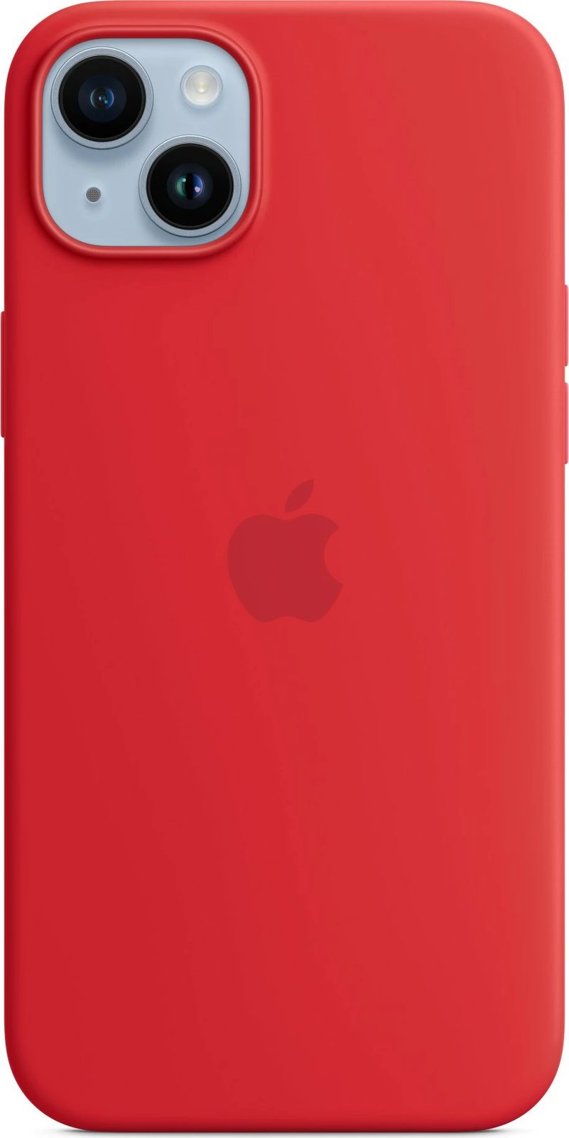 Mbështjellës Apple iPhone 14 Plus Silicone Case MagSafe i kuq