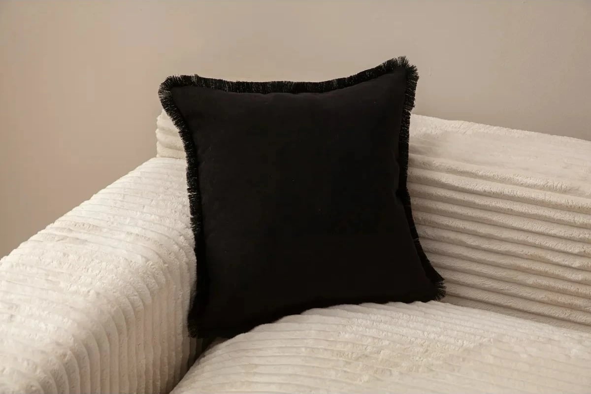 Jastëk mbulesë, ngjyrë e zezë, Evila Originals, 43x43cm (1 copë)