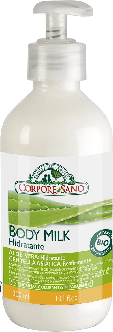 Qumësht trupi unisex Corpore Aloe Centella Asiat Bio 300ml Qumësht trupi unisex Corpore Aloe Centella Asiat Bio 300ml