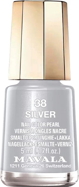 Llak për thonj MAVALA 38 Silver 5ml