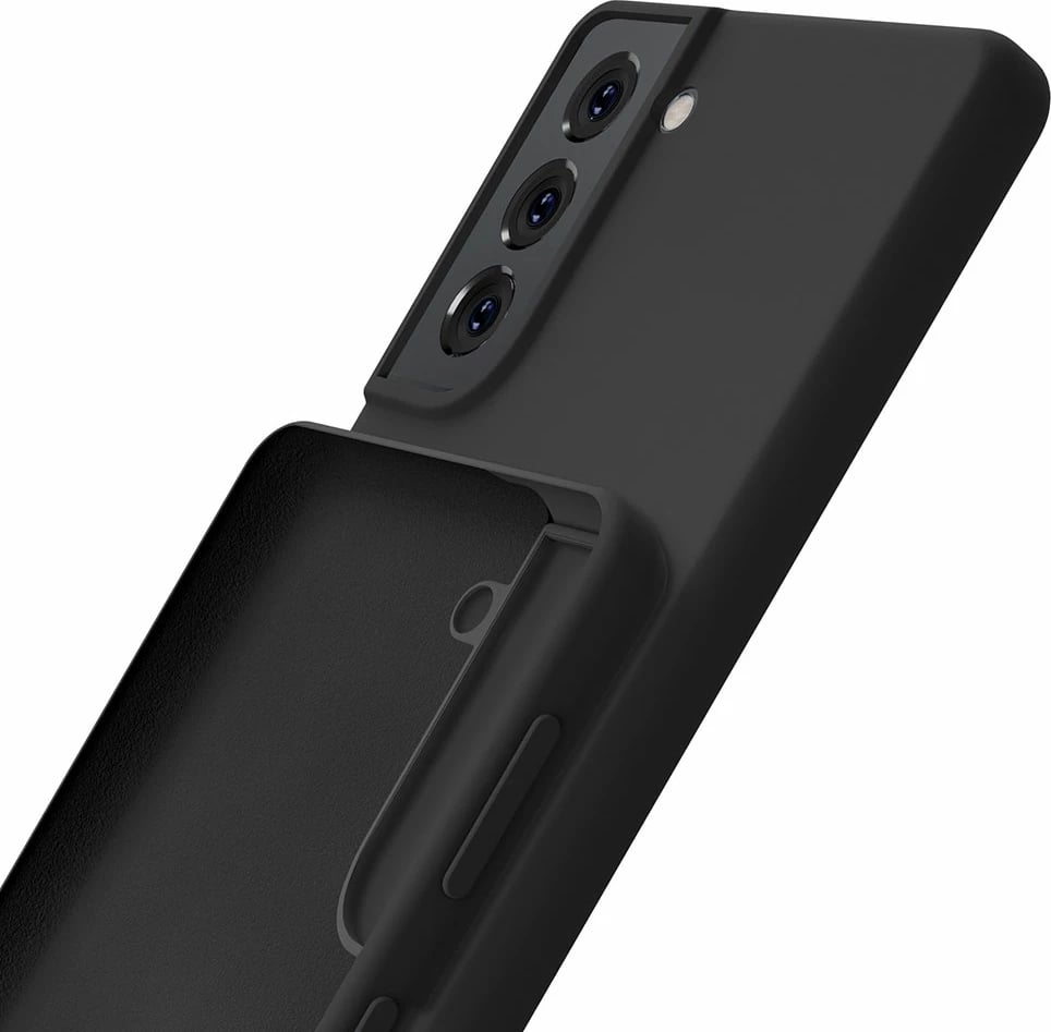 Mbështjellës silikon për celular Samsung Galaxy S22, 3mk Protection, i zi