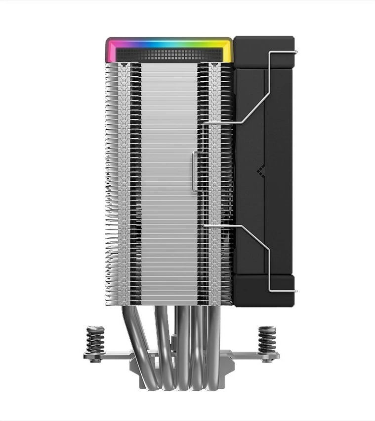 Kasë ftohëse DeepCool AK500S DIGITAL SE për procesor, 12 cm, LED multi, e zezë