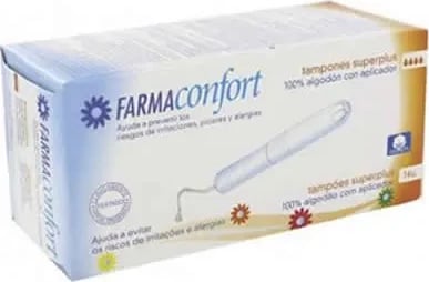 Tampona me aplikator FarmaConfort Superplus për femra, 14 copë