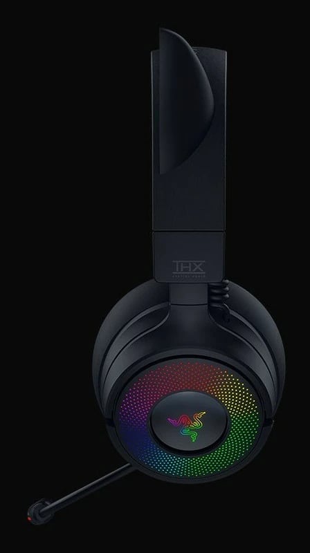 Kufje Razer Kraken Kitty V3 Pro, wireless, RGB, e zezë