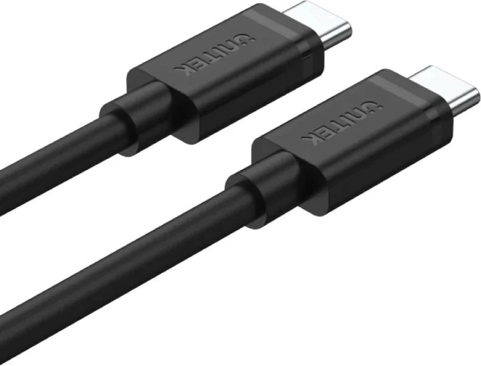 Kabllo Unitek USB-C në USB-C, 2m, e zezë
