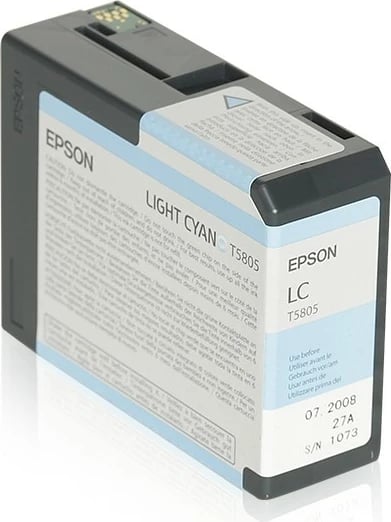 Toner Epson Singlepack Light Cyan T580500, 80 ml