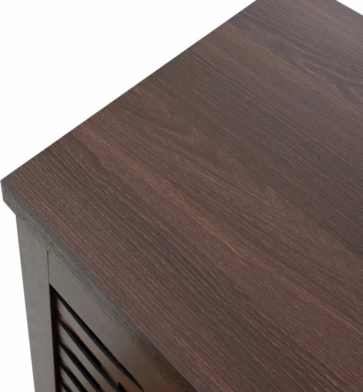 Dollap këpucësh MANTAM 16 palë, ngjyrë arre, 115.5x40x92cm