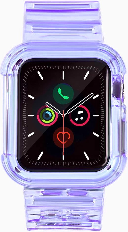 Rrip dhe mbështjellës Hurtel për Apple Watch 6/5/4/SE 44mm, Violet