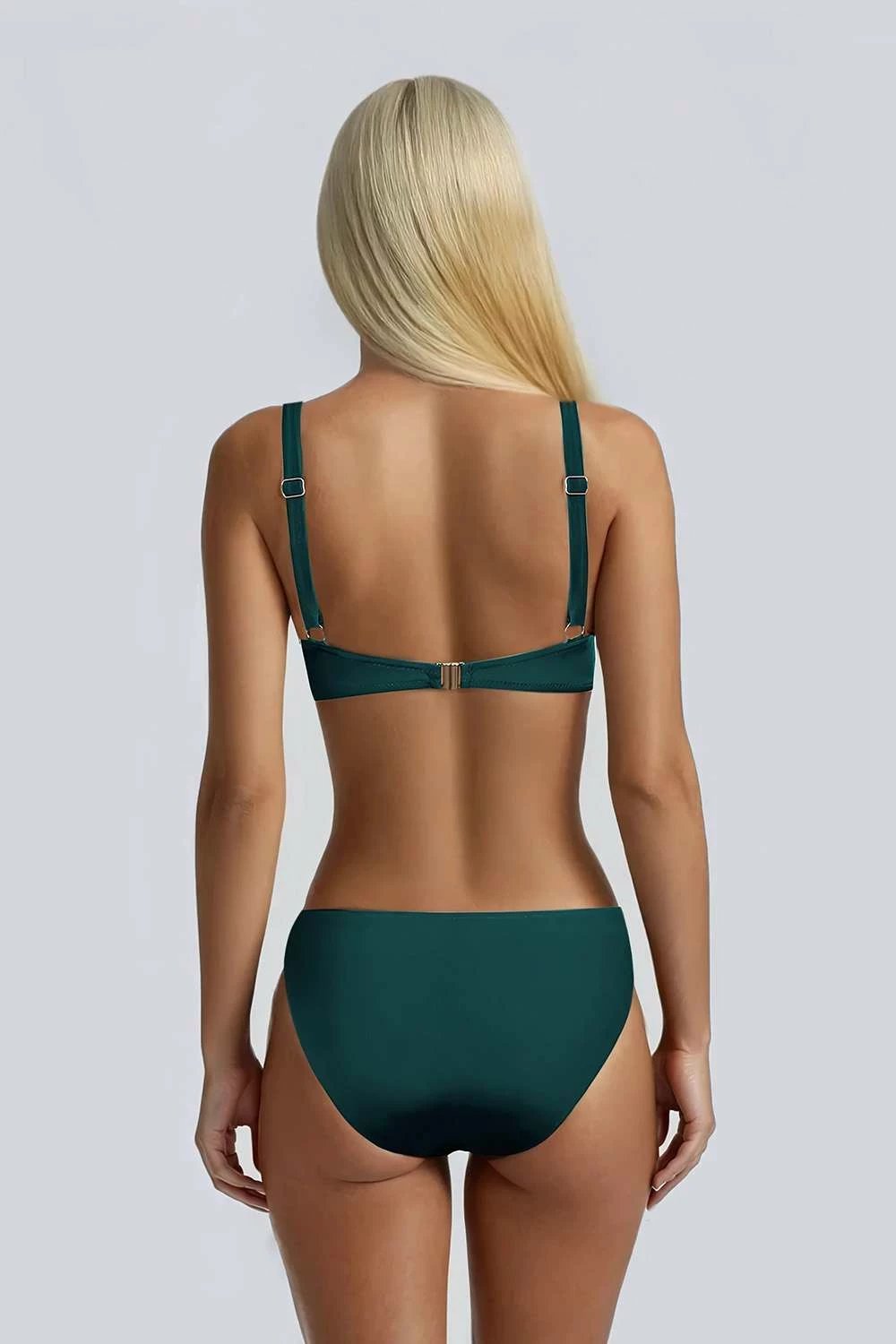 Set bikini (2 pjesë), Jumeon, Delma, ngjyrë e gjelbër