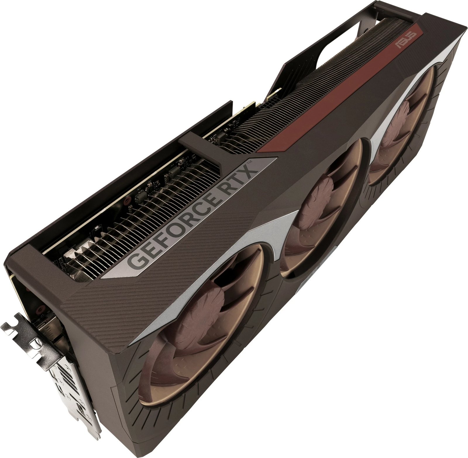 Kartelë grafike ASUS RTX 5080 Noctua OC Edition 16GB GDDR7, 3 ventilatorë, kafe Kartelë grafike ASUS RTX 5080 Noctua OC Edition 16GB GDDR7, 3 ventilatorë, kafe