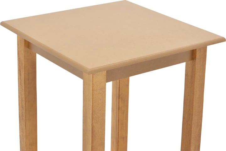 Tavolinë Zolenio dru ahu me sipërfaqe MDF, ngjyrë arre, 60x60x76cm