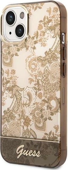 Mbështjellës Guess GUHCP14MHGPLHC për iPhone 14 Plus 6.7", Porcelain Collection, bezhë Mbështjellës Guess GUHCP14MHGPLHC për iPhone 14 Plus 6.7", Porcelain Collection, bezhë