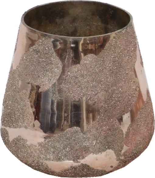 Mbajtës qirinjsh ALKE, qelq, ngjyrë ari, 15x15x15cm Mbajtës qirinjsh ALKE, qelq, ngjyrë ari, 15x15x15cm