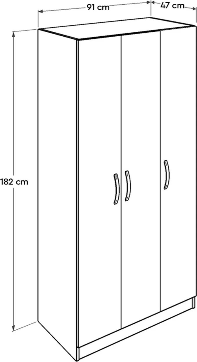 Dollap Hanah Home, i bardhë, Tpgr-30-Bb-1