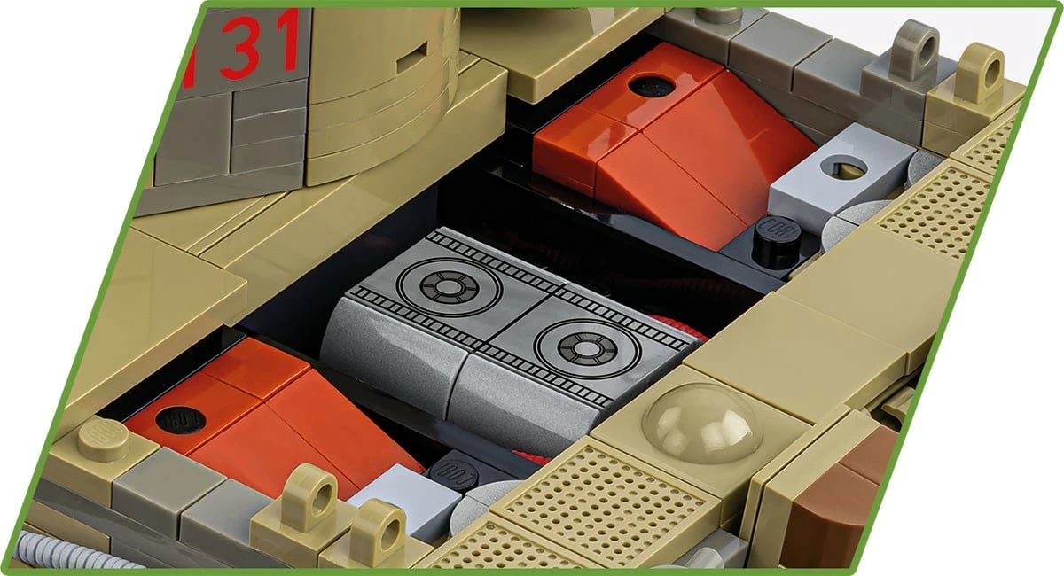 Set blloqesh Cobi Klocki Panzer VI Tiger no131, 1275 pjesë, 1:28, plastikë