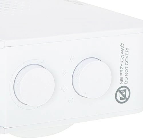 Ngrohës me ventilator, Adler AD 7725w, 2000 W, 2 nivele, termostat, i bardhë