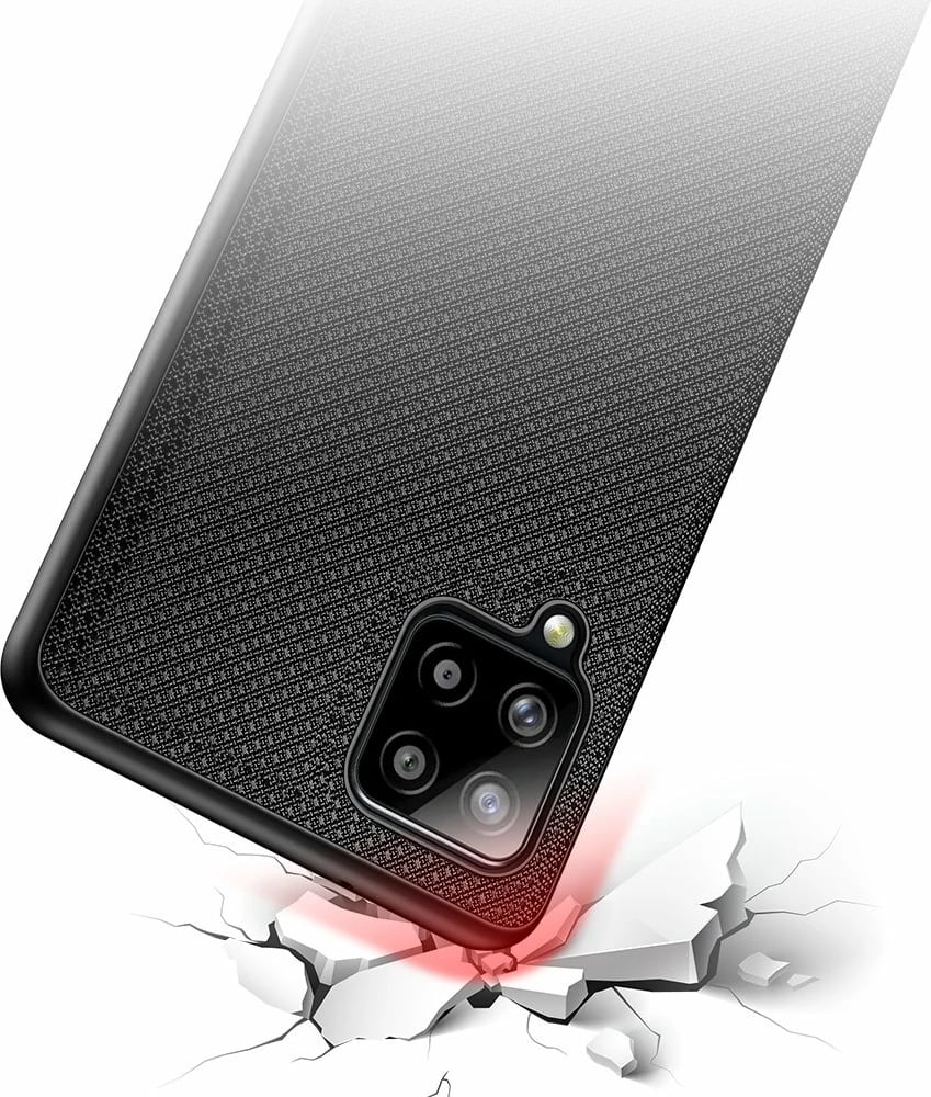Mbështjellës Dux Ducis Fino për Samsung Galaxy A42 5G, najlon, i zi